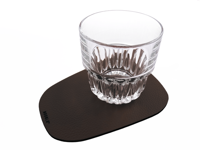 NOOBLU PEBL onderzetters 17 x 13 cm - black, set van 6