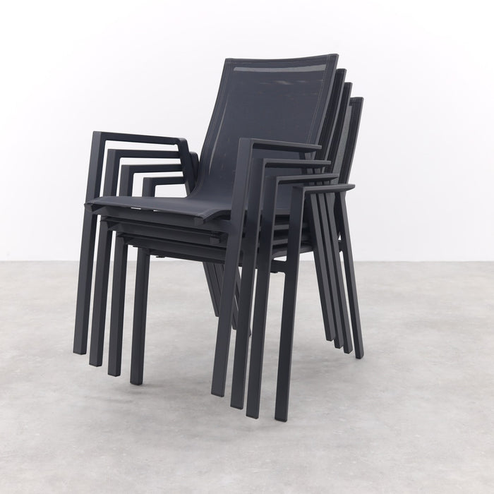 VDG Atmos stapelbare tuinstoel - Antraciet