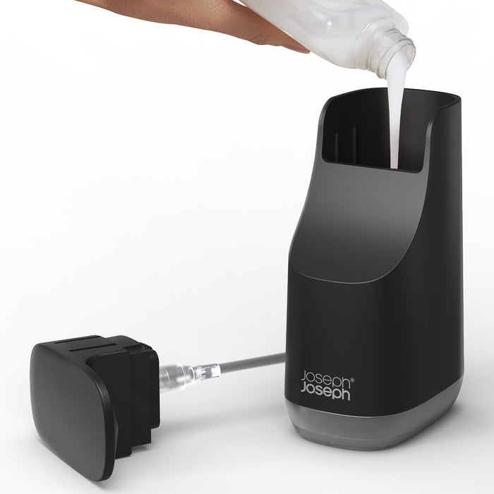 Joseph Joseph Slim Compact Zeepdispenser - Zwart