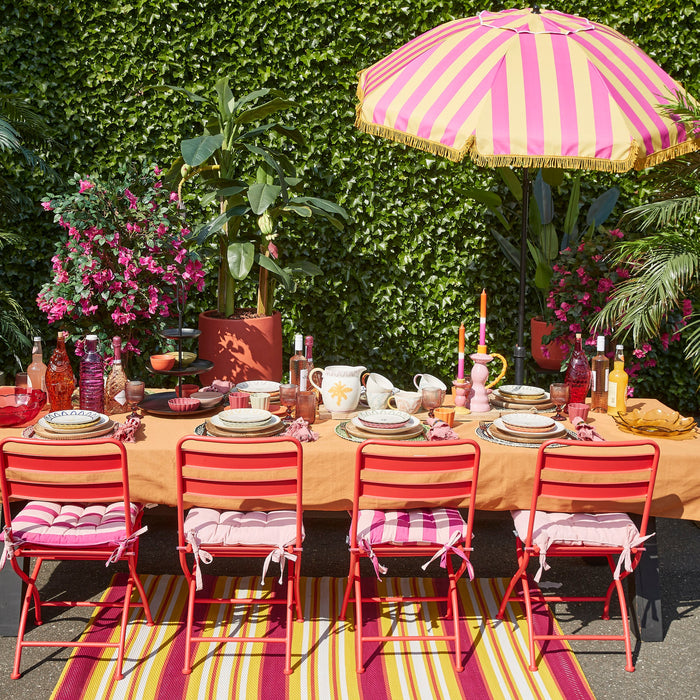 In The Mood Collection Osborn Parasol - H238 x Ø220 cm - Geel