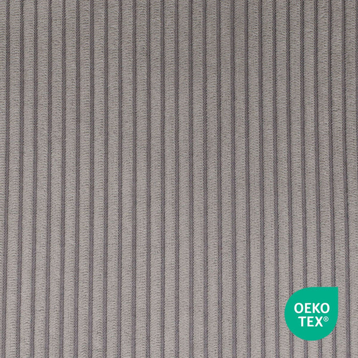 Nolon Nino-Fé Barkruk Ribstof Warm Grijs - Wit Onderstel - 75 cm