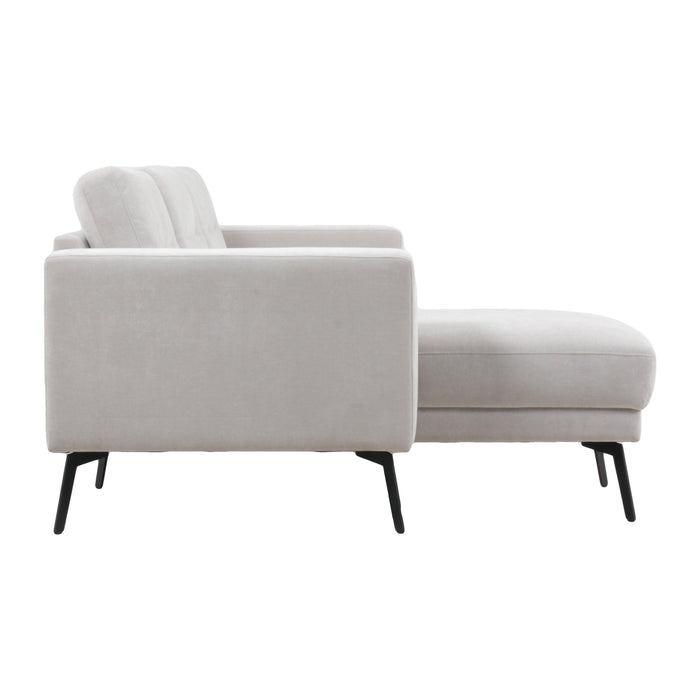 by fonQ Lewis Hoekbank met Chaise Longue Links - Wind
