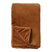 Dutch Decor plaid ZINZI - 140x180 cm Tobacco Brown