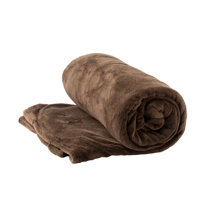 Dutch Decor plaid HARVEY - 150x200 cm Chocolate Martini