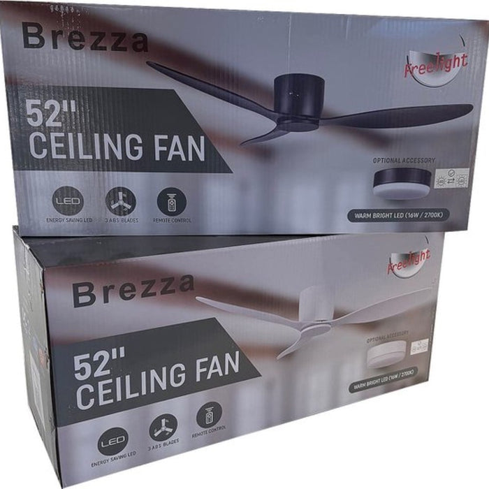 Freelight Plafondventilator Brezza Ø 132 cm met verlichting wit