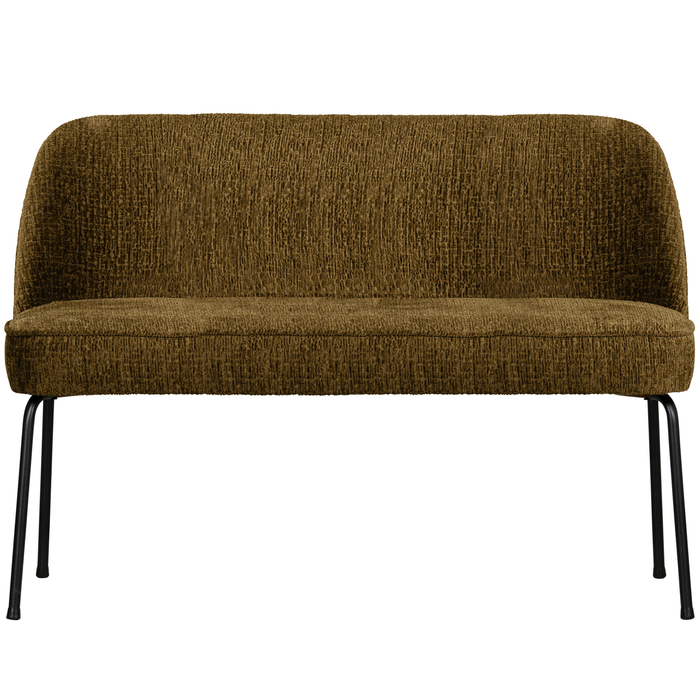 WOOOD Eetbank Vogue - Structure Velvet - Brass - 83x120x59