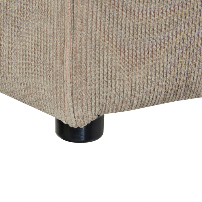 Beliani - LEMVIG - Tweezitsbank - Taupe - Corduroy