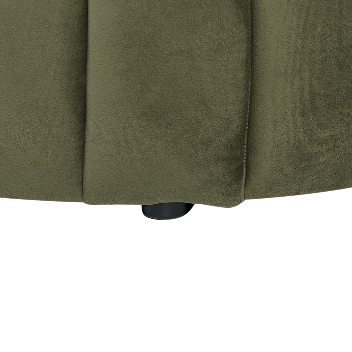 Beliani - MALUNG - Tweezitsbank - Donkergroen - Fluweel