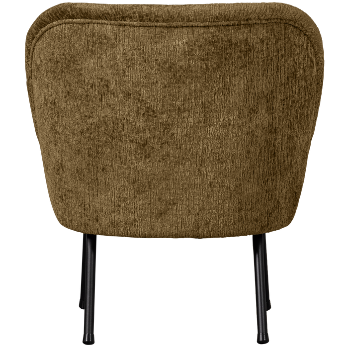 WOOOD Fauteuil Vogue - Structure Velvet - Brass - 69x57x70