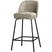 WOOOD Vogue Barkruk H 89 cm - Polyester - Wheatfield