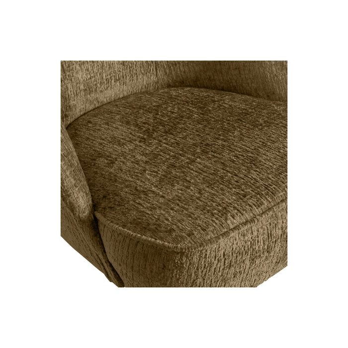 WOOOD Fauteuil Vogue - Structure Velvet - Brass - 69x57x70