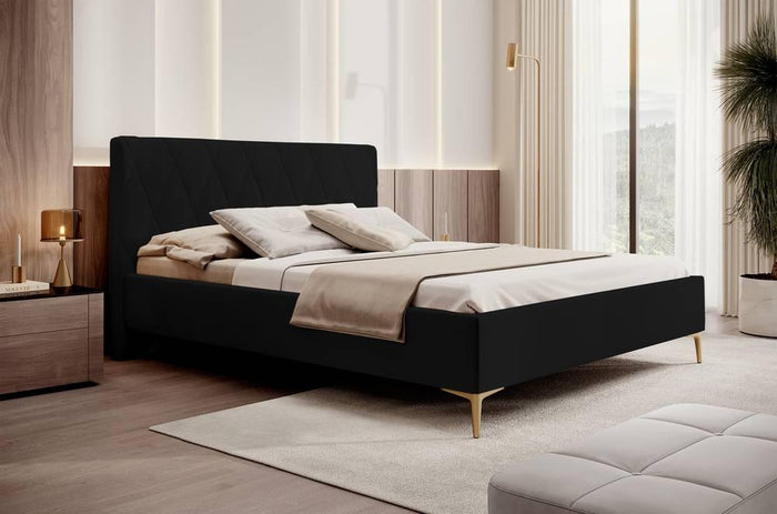 NADUVI Collection Ticaro Bedframe - 160 x 200 cm - Zwart