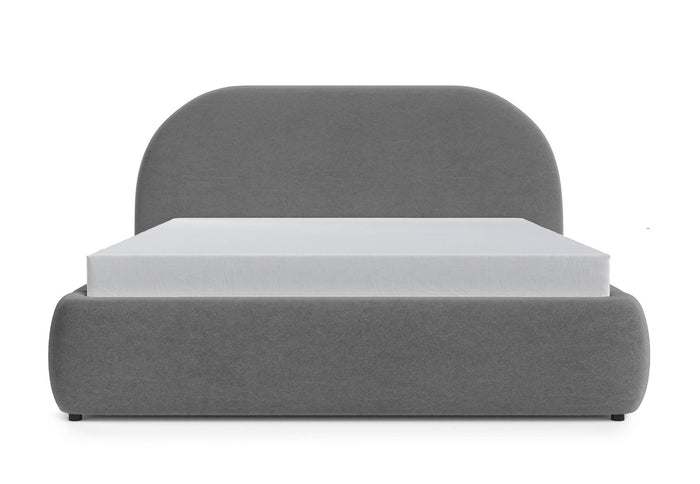 NADUVI Collection Philipa Bedframe - 160 x 200 cm - Fluweel - Donkergrijs