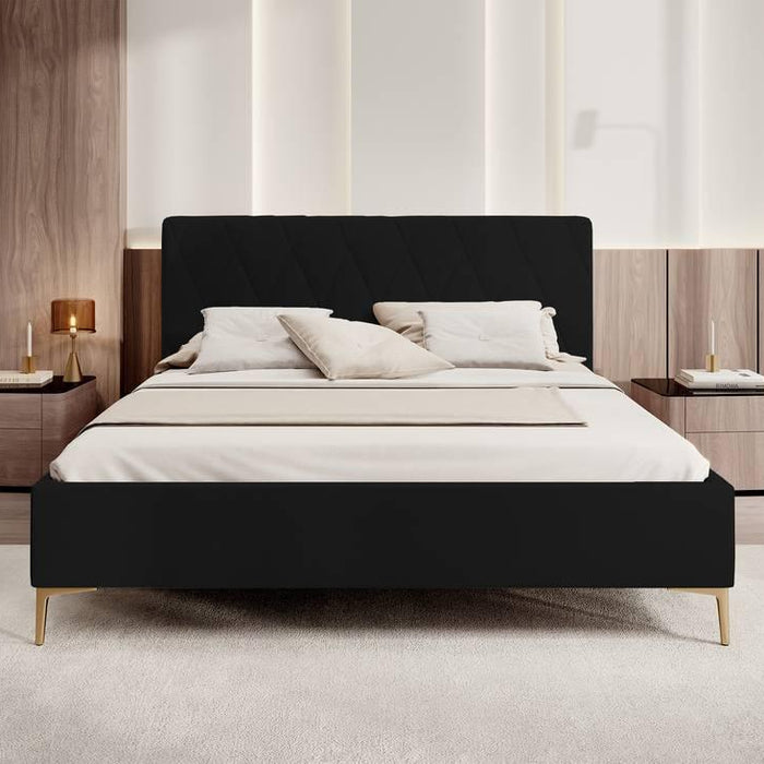 NADUVI Collection Ticaro Bedframe - 180 x 200 - Zwart