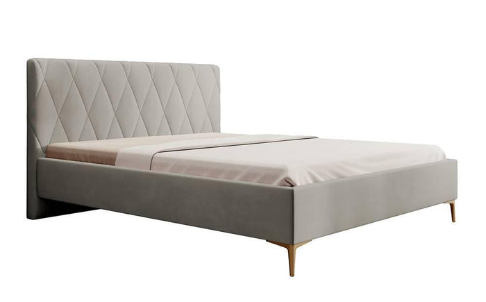NADUVI Collection Ticaro Bedframe - 160 x 200 cm - Crème