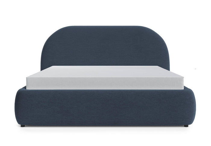 NADUVI Collection Philipa Bedframe - 140 x 200 cm - Fluweel - Blauw