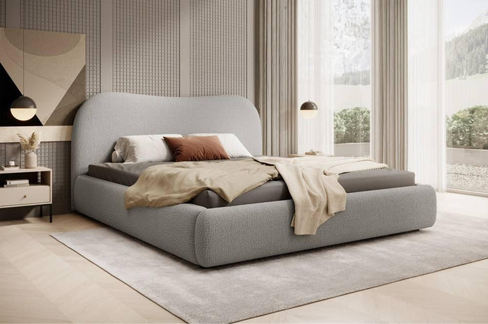 NADUVI Collection Sombala Bedframe - 160 x 200 cm - Donkergrijs