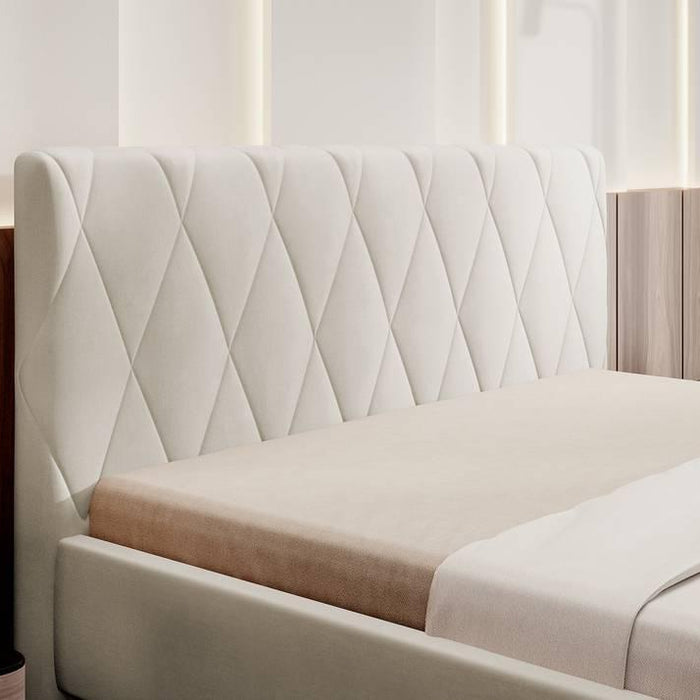 NADUVI Collection Ticaro Bedframe - 160 x 200 cm - Beige