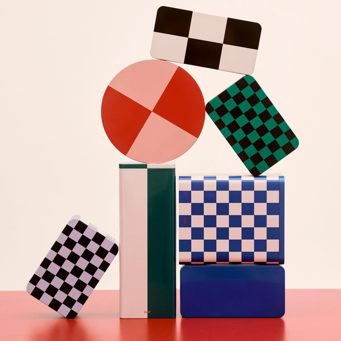 HAY Tin Voorraadblik Large - Blue / Off-White