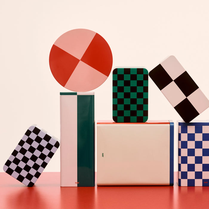 HAY Tin Voorraadblik Round - Red / Soft Pink