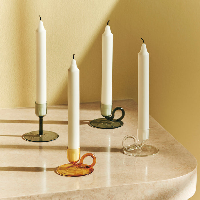 HAY Tiny Kandelaar - Curved Clear