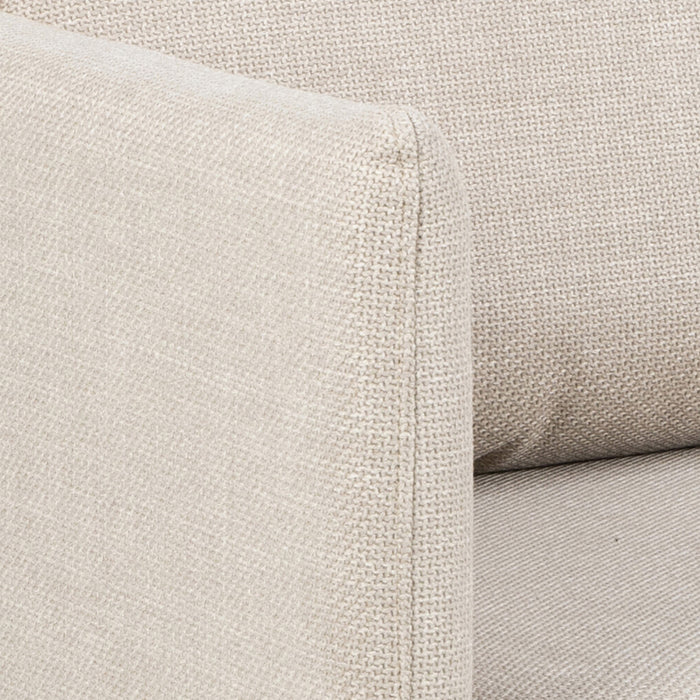 by fonQ basic Sofie Omkeerbare Hoekbank met Chaise Longue - Beige