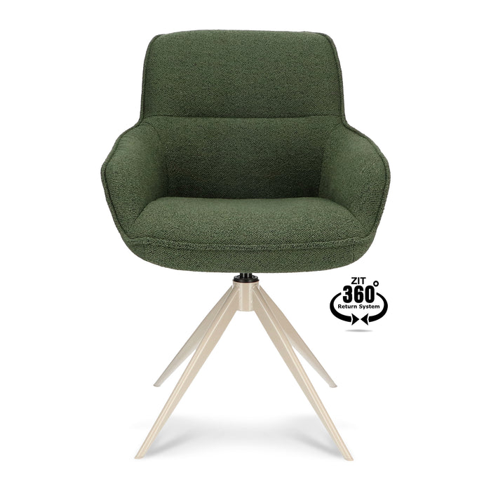 by fonQ Bear Eetkamerstoel - Groen