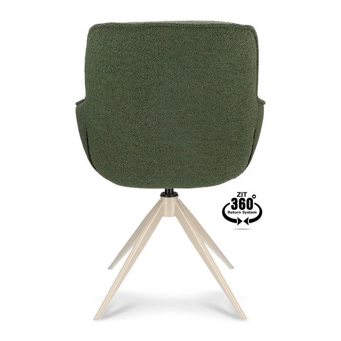 by fonQ Bear Eetkamerstoel - Groen