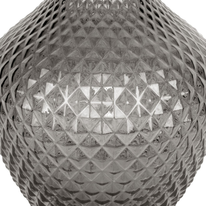 present time - Vase Delight glass dark grey