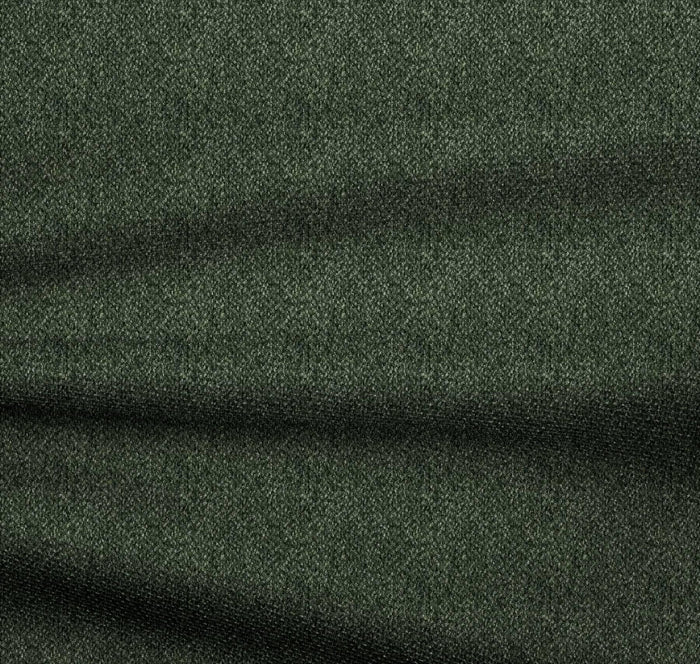 Slaapbank linkerhoek matras weefstof olijfgroen 140cm