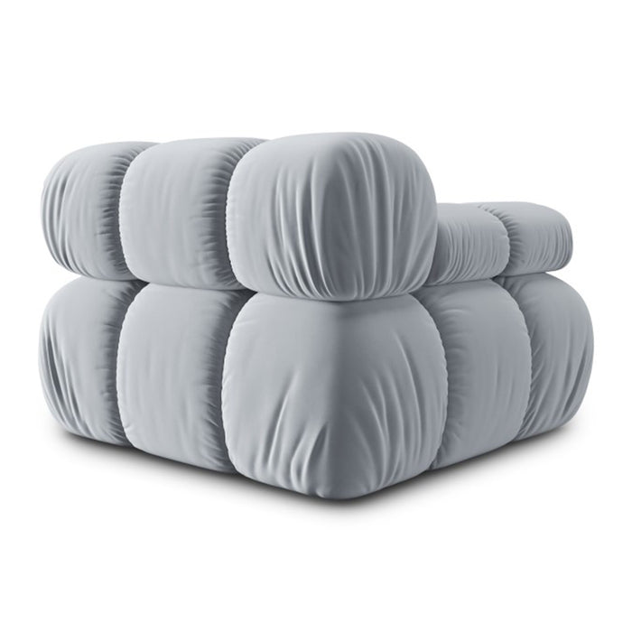 Milo Casa Tropea Modulair Bank Element - Hoek Links - Lichtblauw