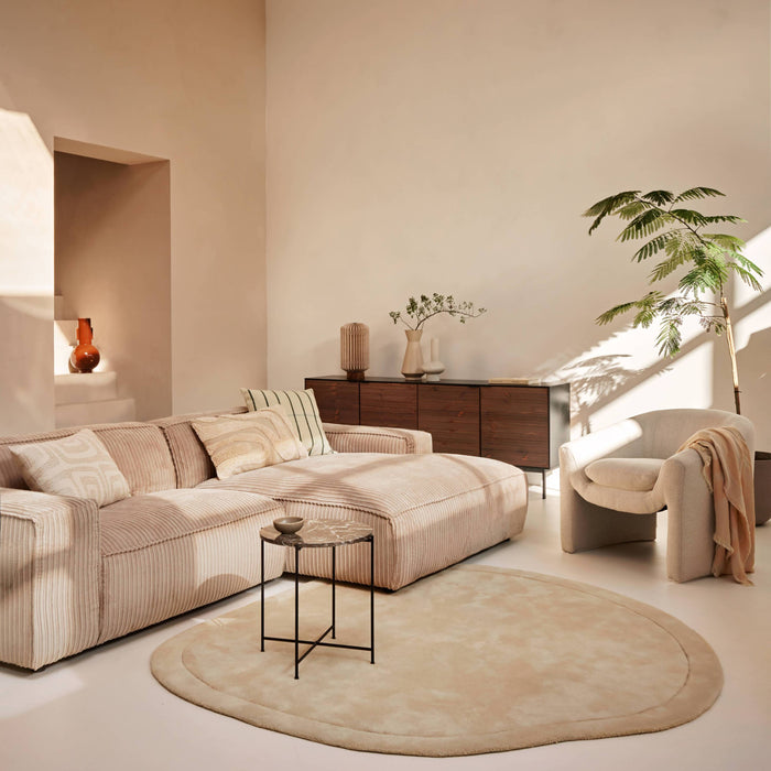 by fonQ Groovy Sierkussen 40 x 60 cm - Ivoor