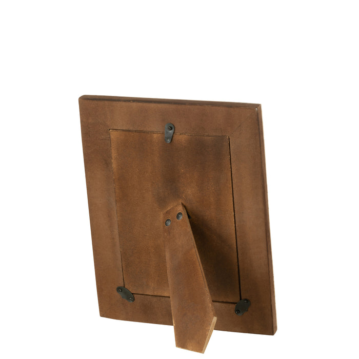 J-Line fotolijst Rechthoek - hout - bruin - large