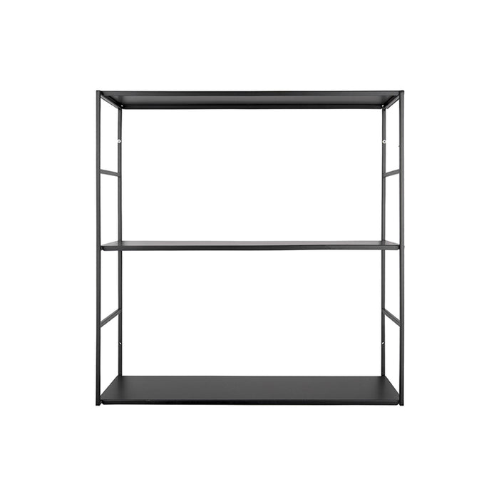 present time - Wandrek Level - Metaal Mat Zwart - 60x16x45cm