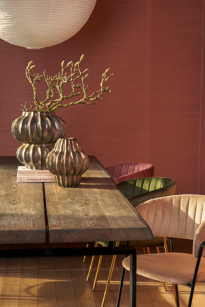 Mica Decorations Altea Vaas - H35 x Ø33 cm - Keramiek - Brons