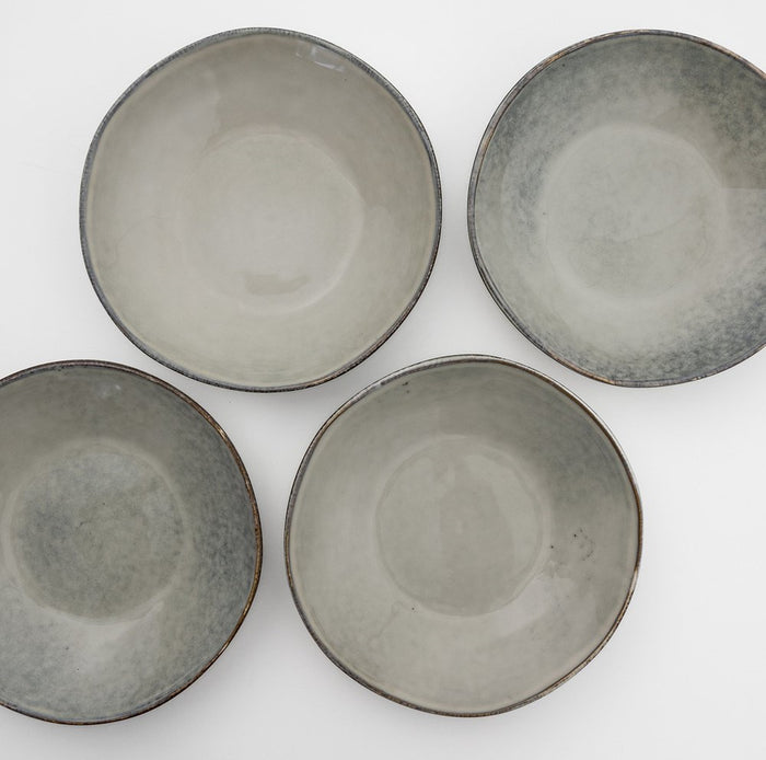 Dutch Rose Giftset 4 Borden Diep 23,5 cm Creme