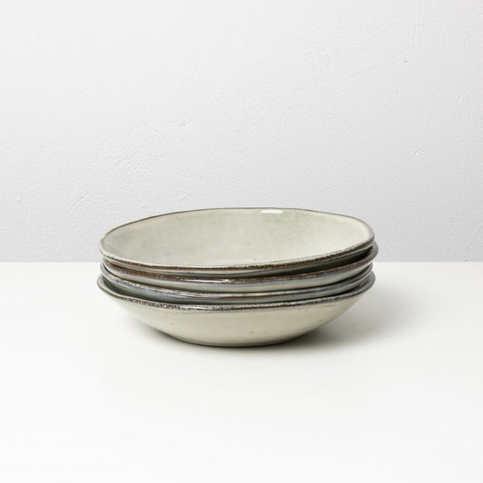 Dutch Rose Giftset 4 Borden Diep 23,5 cm Creme