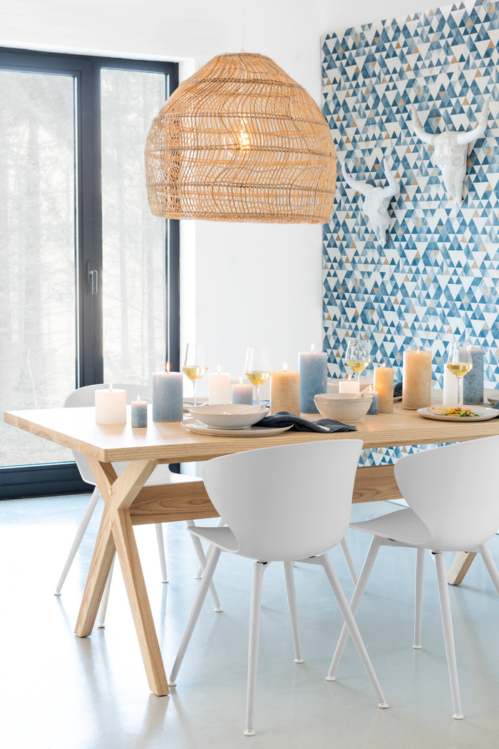 J-Line Schedel Hert Hangend Polyresine Wit Large - 60x12 CM