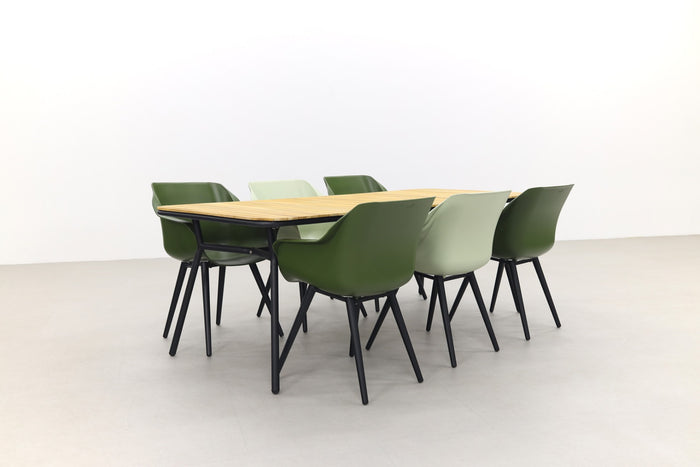 Hartman Sophie Studio Green&French|Bella 220x95 cm. - 7-delige tuinset