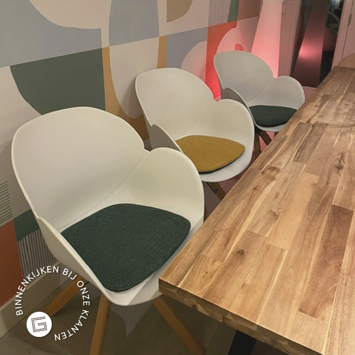 Nolon Fem Stoelkussen Bouclé Beige