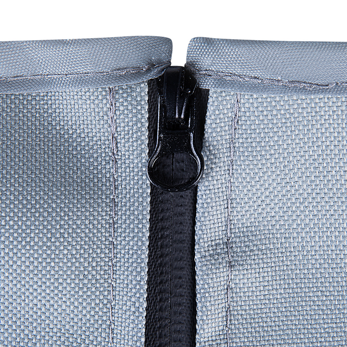 Beliani - CHUVA - Beschermhoes wicker lounge XXL - Blauw - Polyester