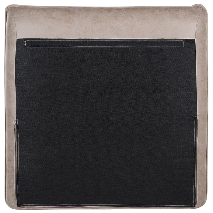 Beliani - GALLO - Hoekbank - Lichtbruin - Linkszijdig - Polyester