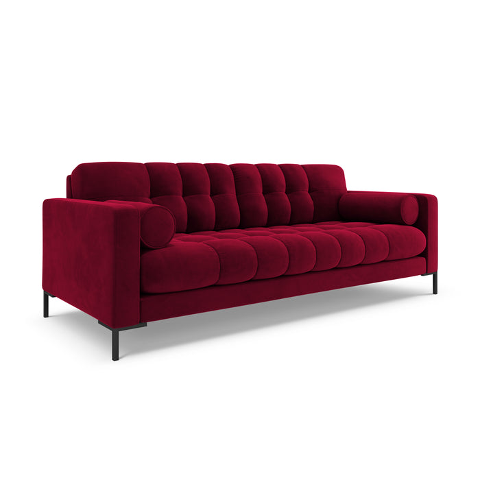 Cosmopolitan Design Bali 3-zitsbank - Wijnrood / Zwart