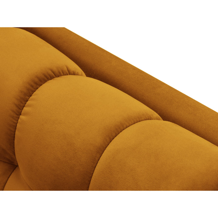 Cosmopolitan Design Bali Chaise Longue Links - Okergeel / Goud