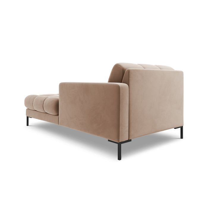 Cosmopolitan Design Bali Chaise Longue Rechts - Taupe / Zwart