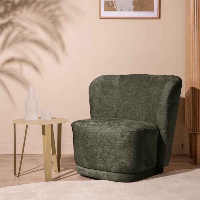 by fonQ Plump Fauteuil - Groen