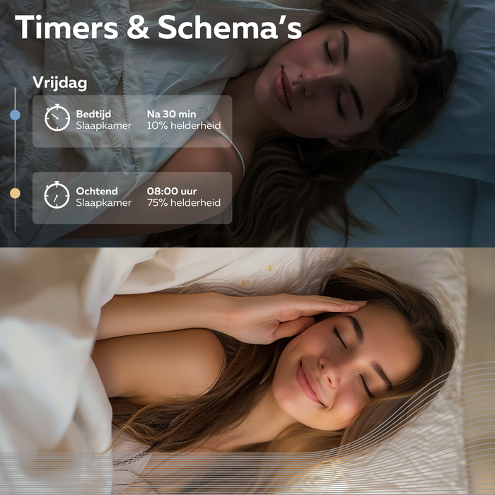 Calex Slimme LED Lamp - 3 stuks - E14 - B35 - Goud - Warm Wit - 7W