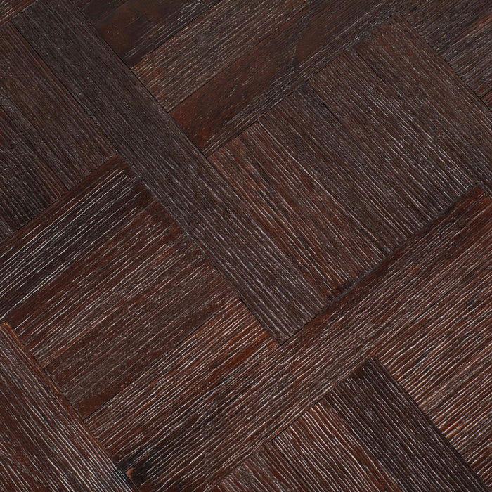 by fonQ Checkers Eettafel Teakhout 108 x 111 cm - Rond