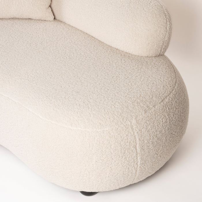 by fonQ Cosmo 2,5-zitsbank - Teddy - Wit