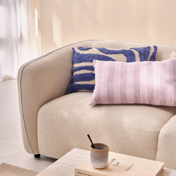 by fonQ Soft Hoekbank met Chaise Longue Rechts - Bouclé - Crème